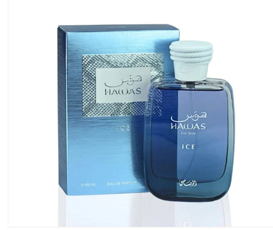 HAWAS ICE MEN EDP - 100ML (3.40z) by RASASI