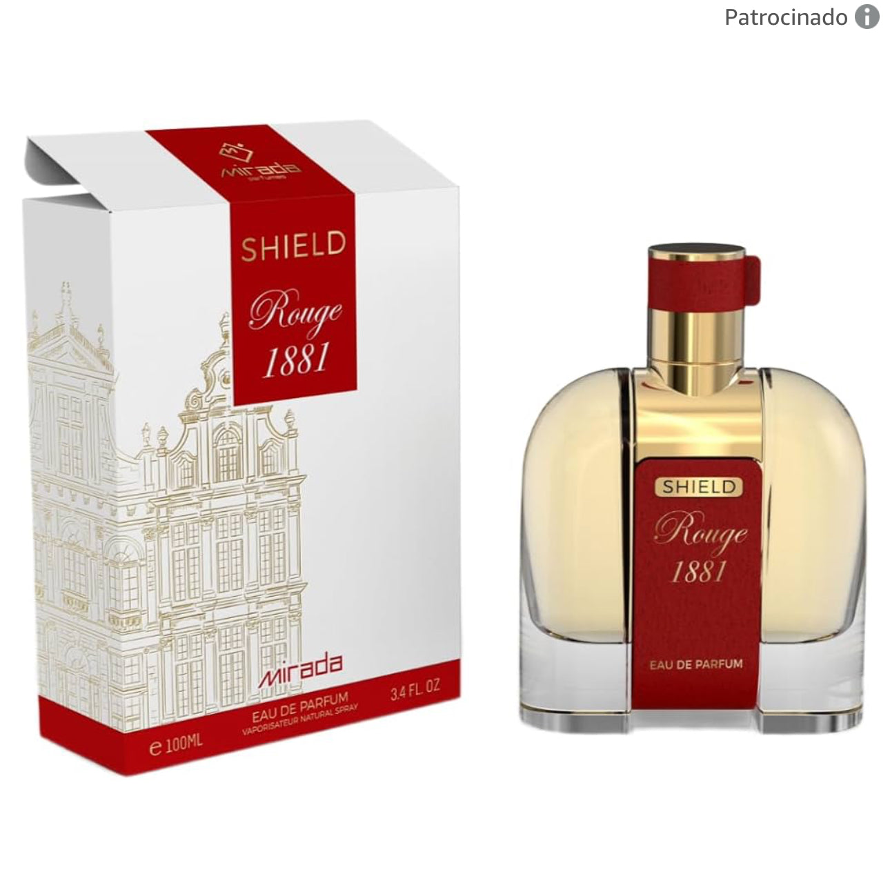 Shield Rouge 1881, Eau de Parfum (EDP) Unisex 3.4 FL. Oz
