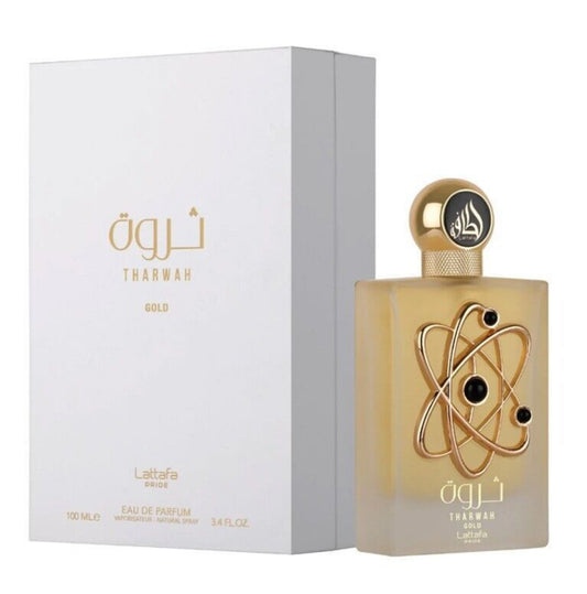 THARWAH GOLD Women EDP - 100MI (3.40z) By Lattafa Pride