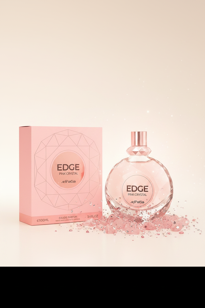 Mirada Edge Pink Crystal - Luxury Minimalist
