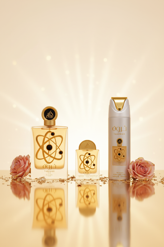Tharwah Gold Women Gift Set - Lattafa Pride - Luxury Minimalist